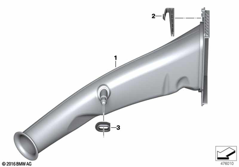 Intake Muffler for 2018 BMW-Motorrad R nineT Racer #1