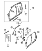 55372997AE - Body Sheet Metal Except Doors: Damper Isolator, Left for Dodge: Ram 1500 | Ram: 1500, 1500 Classic Image