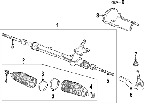 Steering Gear & Linkage for 2024 Buick Encore GX #0