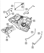5171010AB - Fuel: Fuel Supply Tube for Mopar Image