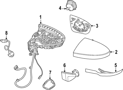 Mirrors for 2024 INFINITI QX60 #0