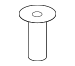 AE9Z7421999A - Body: Lock Knob Bezel for Lincoln: MKT Image