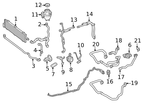 Inverter Cooling Components for 2024 Mercedes-Benz Sprinter 3500XD #0