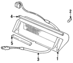 DBC11653AFR - Electrical: High Mount Lamp for Jaguar Image