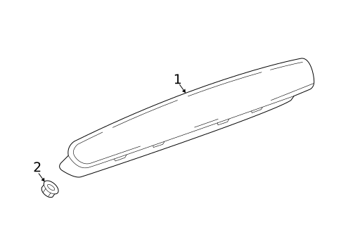 High Mounted Stop Lamp for 2017 Buick Cascada #0