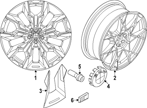 Wheels & Trim for 2025 BMW 540i xDrive #2