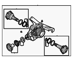 G2500043E - : Differential Assembly for Audi: A6 allroad, A6 Quattro, A8 Quattro, S6, S7 Sportback Image