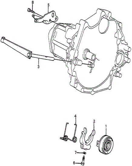 MT Clutch Release for 1984 Honda Accord #0