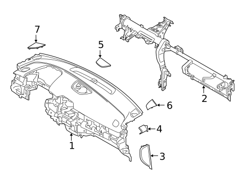 Instrument Panel for 2020 Hyundai Veloster N #0