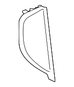 84735J3000NNB - : Side Cover for Hyundai: Veloster, Veloster N Image