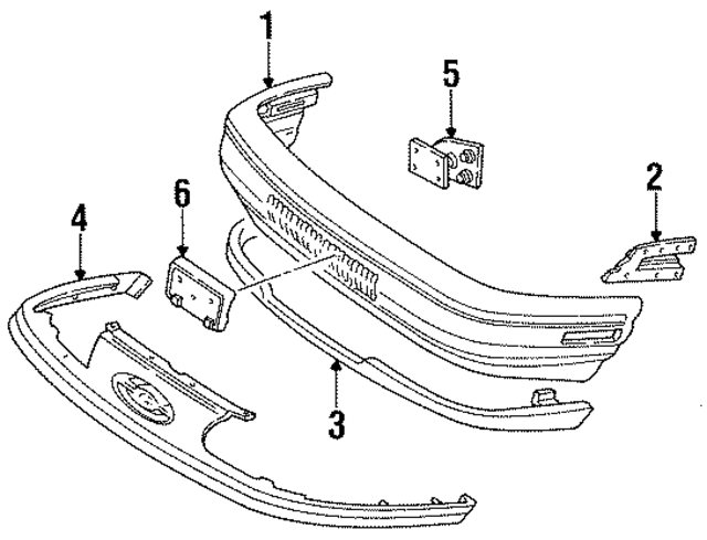 F2DZ17754A - Body: Energy Absorber for Ford Image