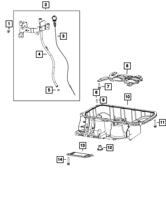 68605066AB - : Engine Oil Pan for Mopar Image