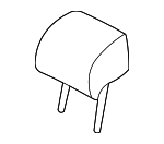57N885901AAAF - Body: Headrest, Outer for Volkswagen Image