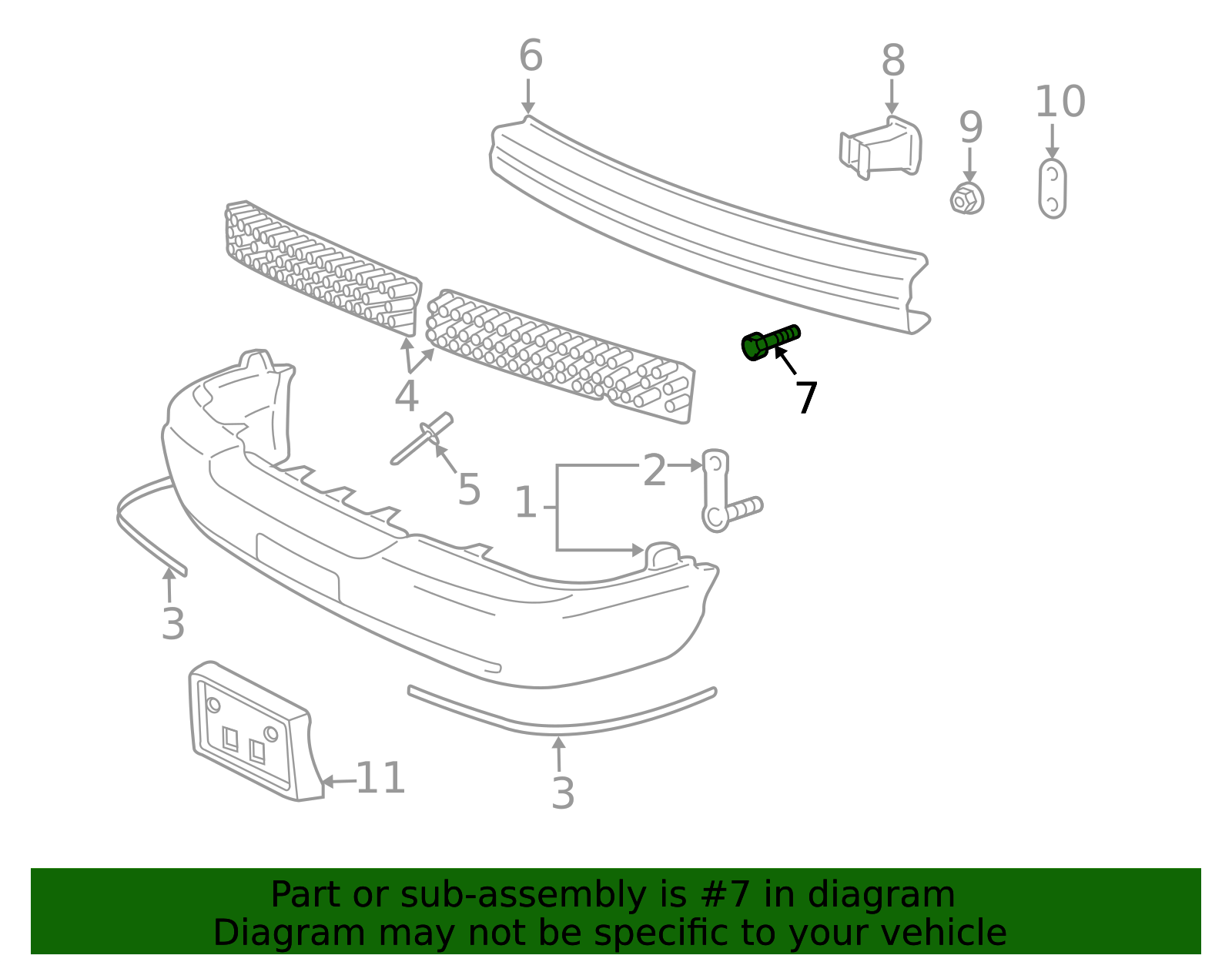 W505434-S439 - Lower Extension Bolt - 2003-2020 Ford | Eastgate