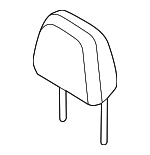 52205A20625 - Body: Headrest for BMW: 430i, 430i xDrive, M440i, M440i xDrive Image