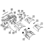 6100296 - Body Sheet Metal Except Doors: Hex Head Bolt And Coned Washer for Mopar Image