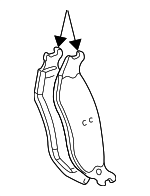 5093511AC - Brakes: Brake Pads for Jeep: Wrangler Image