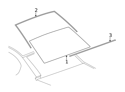 Glass & Hardware - Back for 2007 Chevrolet Malibu #0
