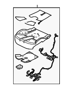 LR104745 - : Seat Cushion Pad for Land Rover: Discovery Sport Image