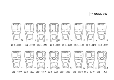 Wooden Cover in Housing with Stowage Ray with Oms for 2003 Mercedes-Benz CL55 AMG #0