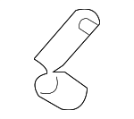 4650A123 - Steering: Upper Return Hose Clamp for Mitsubishi Image