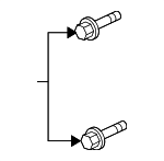 MU001002 - : Mount Bolt for Mitsubishi: Lancer Image