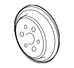 24576031 - Belts &amp; Cooling: Engine Water Pump Pulley for GM Image