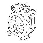 12462265 - Belts &amp; Cooling: Engine Water Pump for GM Image