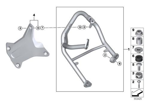 Engine, Ancillary Guard Components for 2022 BMW-Motorrad R 1300 GS #0