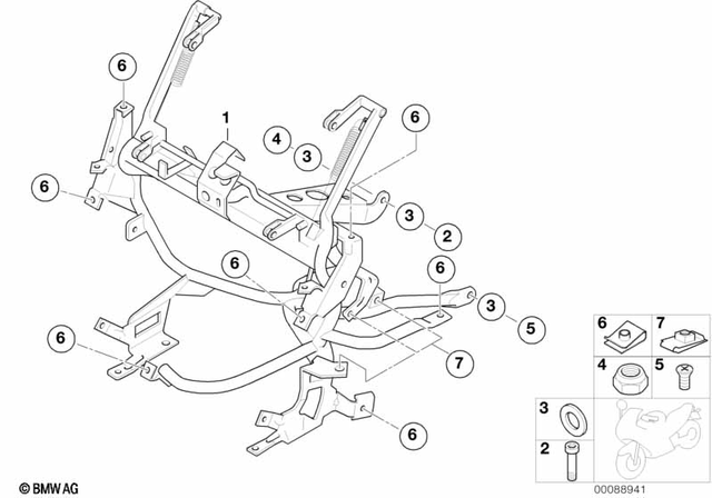 7149180923 - Frame and Mounting Parts: Washer - 8.4X18X2mm for BMW-Motorrad Image