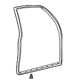67871AA020 - Body: Door Weather-strip for Toyota: Camry Image