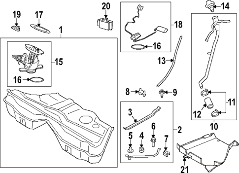Fuel System Components for 2014 BMW M6 Gran Coupe #0