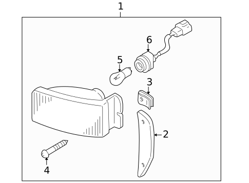 Park & Signal Lamps for 1999 INFINITI QX4 #0