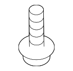 1243104101 - Body: Cup Holder Screw for Genesis: GV80 Coupe | Hyundai: Elantra, Santa Fe, Santa Fe Sport, Santa Fe XL, Sonata, Tucson, XG350 Image