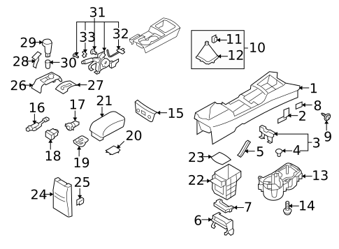 Hardware, Fasteners & Fittings for 2012 Hyundai Elantra #0
