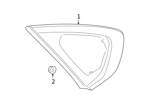 Glass & Hardware for 2023 Kia Forte #0