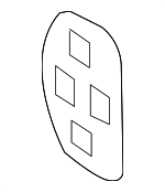 4E0837279D - Body: Striker Packing for Audi: A8 Quattro, S8 Image