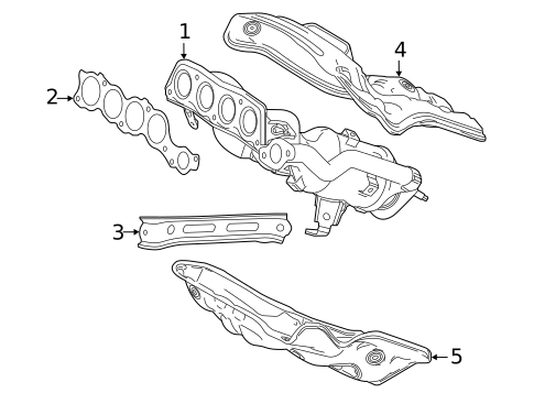 Exhaust Manifold for 2020 Lexus ES300h #0