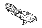 17141F0010 - : Catalytic Converter With Integrated Exhaust Manifold for Lexus: ES250, NX250, NX350h, NX450h+ Image