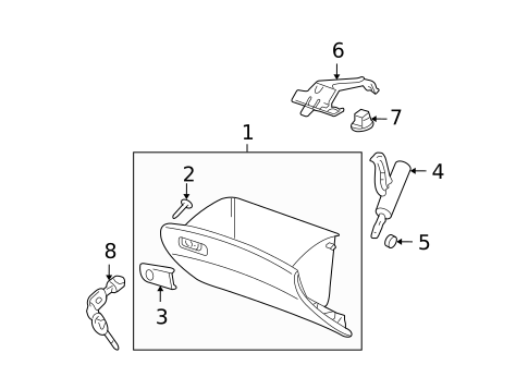 Instrument Panel for 2009 Acura MDX #1