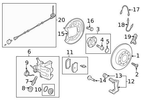 Brake Components for 2012 Volkswagen Golf #1