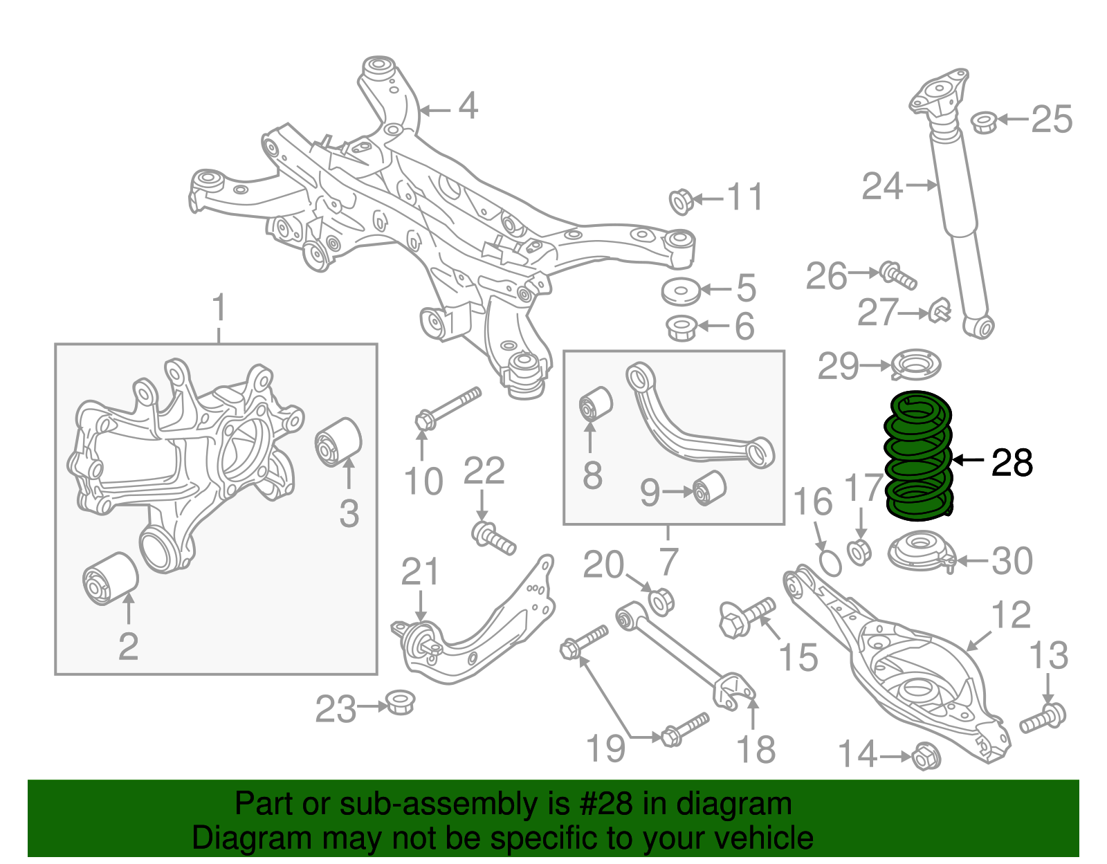 KF72-28-011C - Coil Spring - 2013-2018 Mazda CX-5 | Mazda Swag