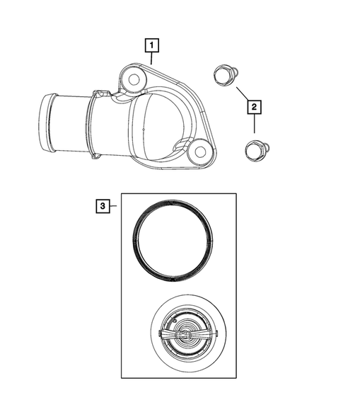Water Pump and Related Parts for 2021 Dodge Charger #1