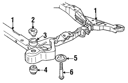 Sub Frame Member for 1993 Cadillac Eldorado #0