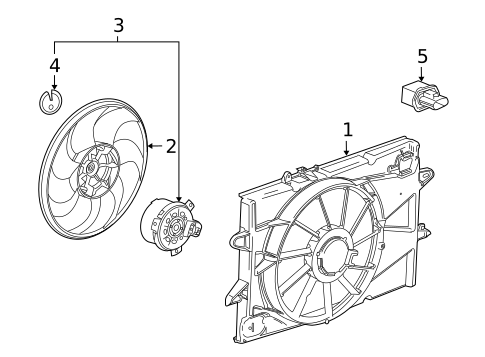 Cooling Fan for 2016 GMC Terrain #0