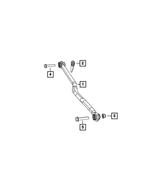 68563436AA - : Front Track Bar, Right Hand Drive for Jeep: Wrangler Image