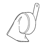 8652030650 - Body: 2020-2024 Toyota - Low Note Horn for Toyota: Crown, Crown Signia, Mirai Image