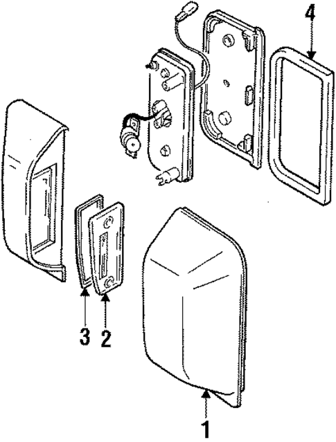 License Lamps for 1988 Chevrolet Sprint #0