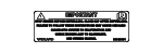 31416097 - Body: Caution Label for Volvo: C30, C70, S40, S60, S60 Cross Country, S80, V50, V70, XC70, XC90 Image