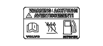 30760154 - Body: Fuel Label for Volvo: V70, XC70 Image